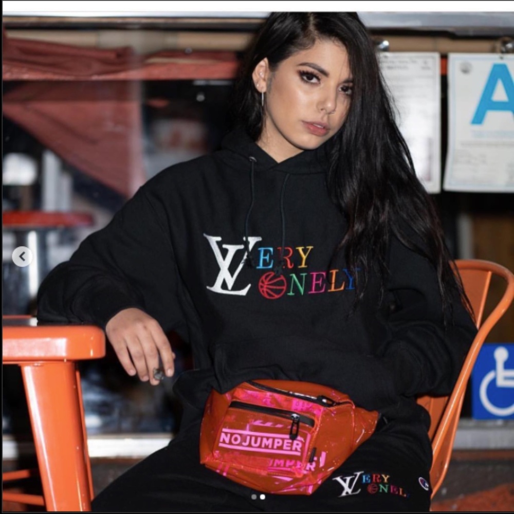 No Jumper x VERY LONELY embroidered hoodie by @zvcht